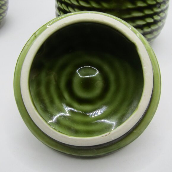 Joseph Magnin Ceramic Tea pot, Creamer and Sugar - Picture 4 of 16